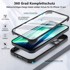 HENSINPLE Futrola za Apple iPhone 13 Pro 6.1" + 360° zaštitna folija crna kućište